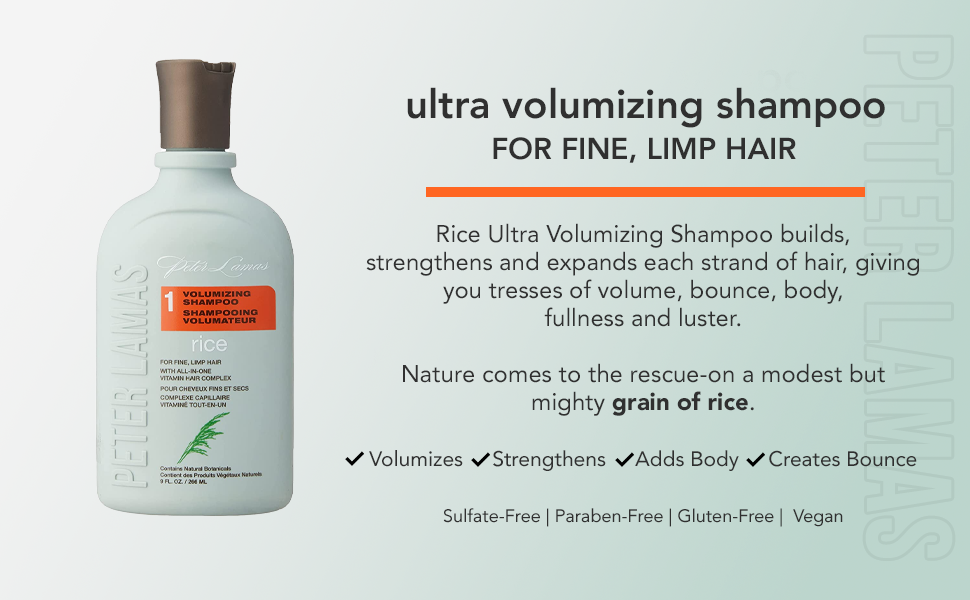 Rice Volumizing Shampoo | Peter Lamas